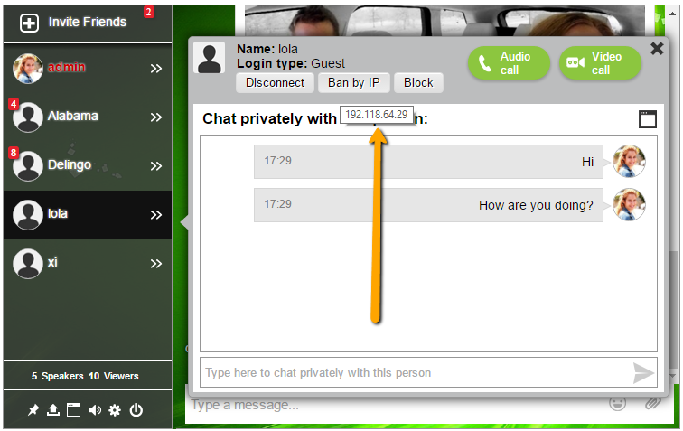 Chat room example for buddypress (from blog)