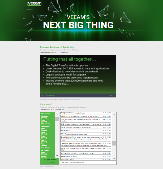 web conferencing by veeam